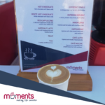 Moments soft serve coming out machine - cups